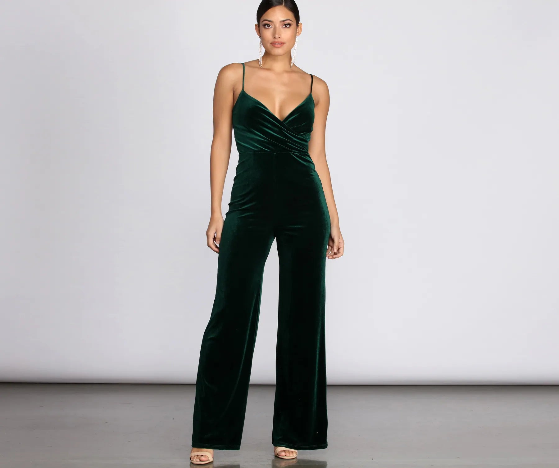 Irresistable In Velvet Jumpsuit Limited Time Offer