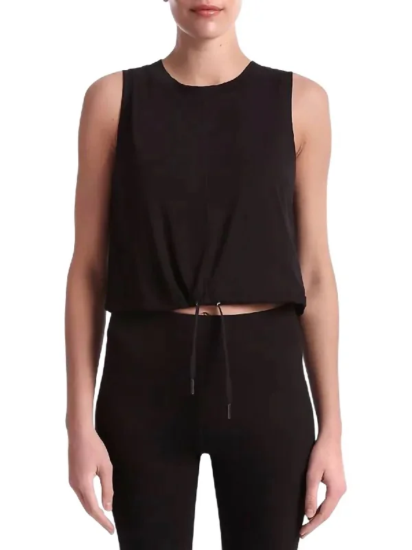 Sync Top In Black Artful Design