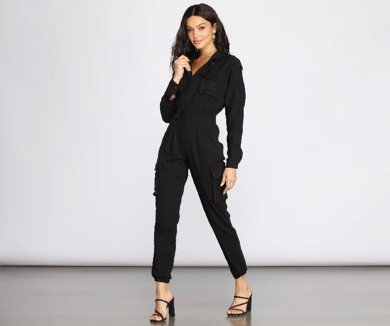 Suit Yourself Utility Cargo Jumpsuit Cool Prices