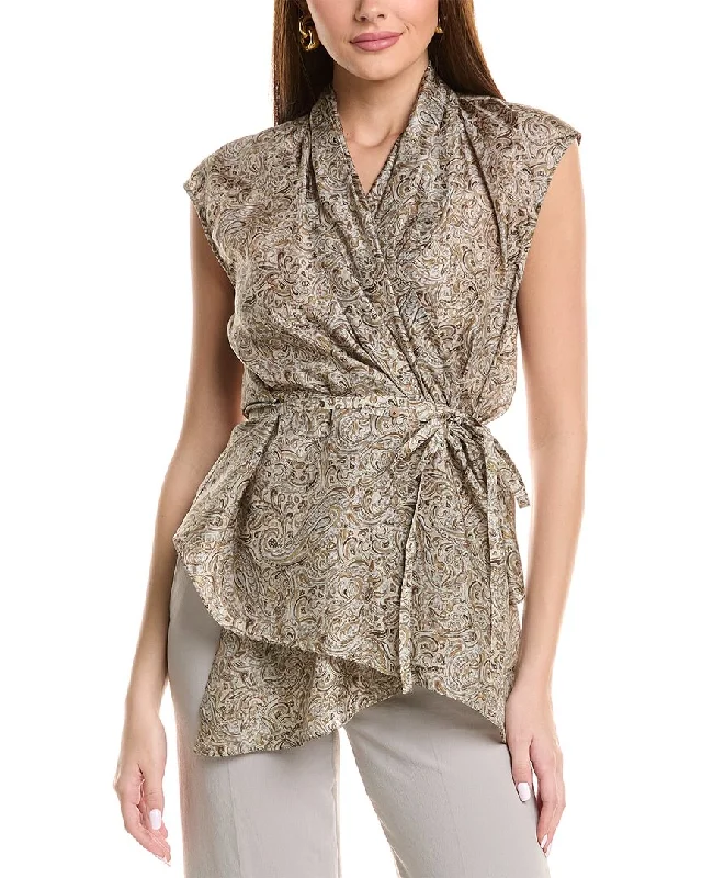 Brunello Cucinelli Silk Top Innovate Your Wardrobe