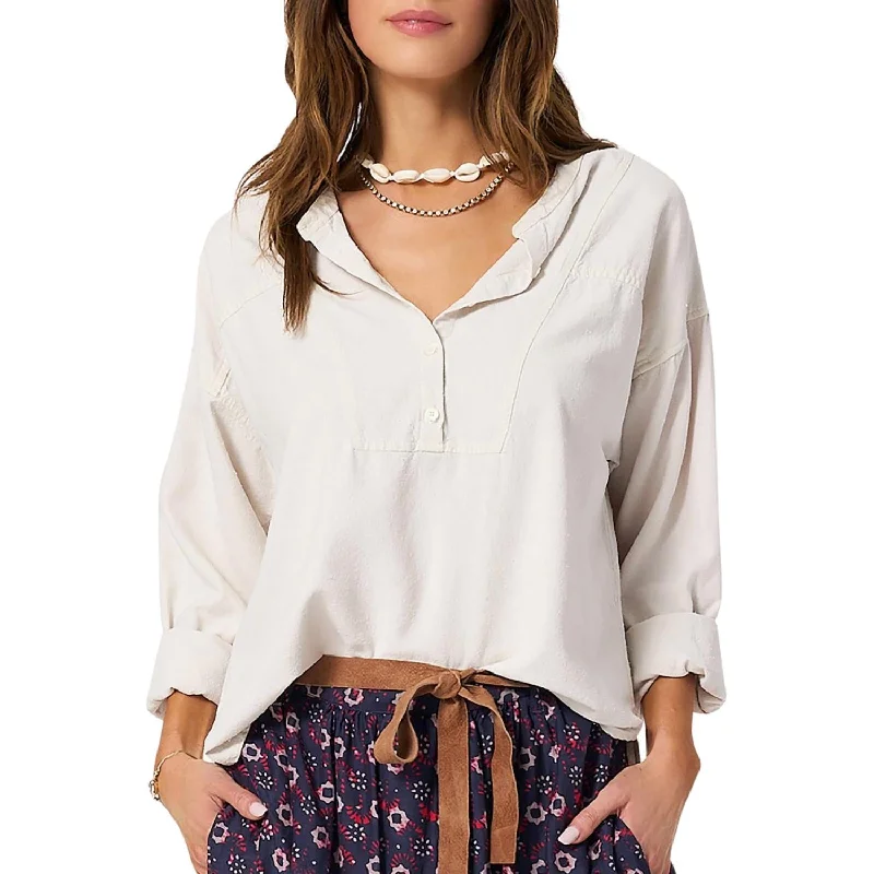 Macyn Top In Washed Ivory Trend Alert