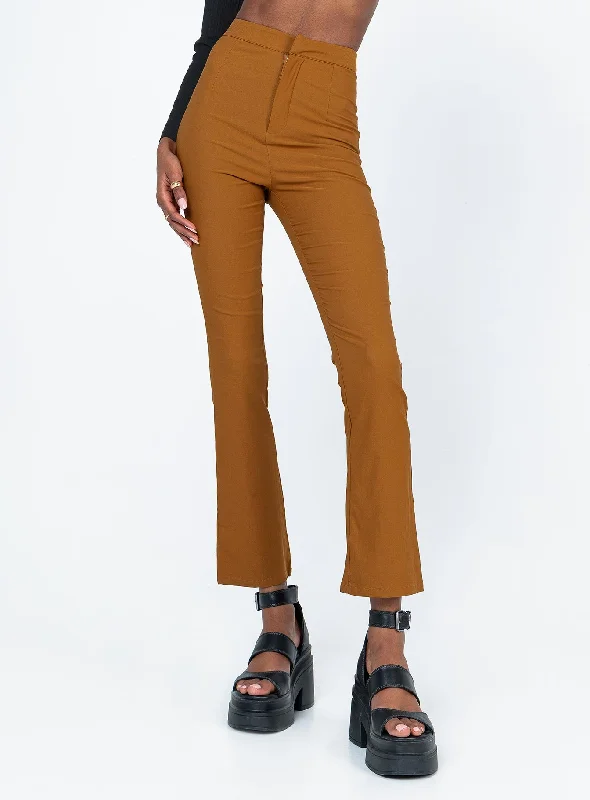 Moschato Pants Brown Discover Promotions