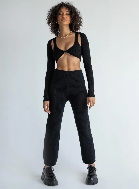 Alma Pants Black Versatile Style Wardrobe