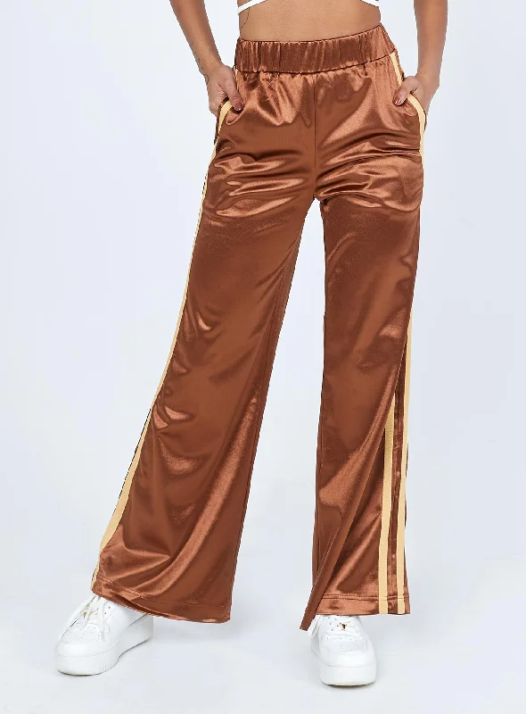 Dave Trackpants Brown Trend Forward Threads For Her