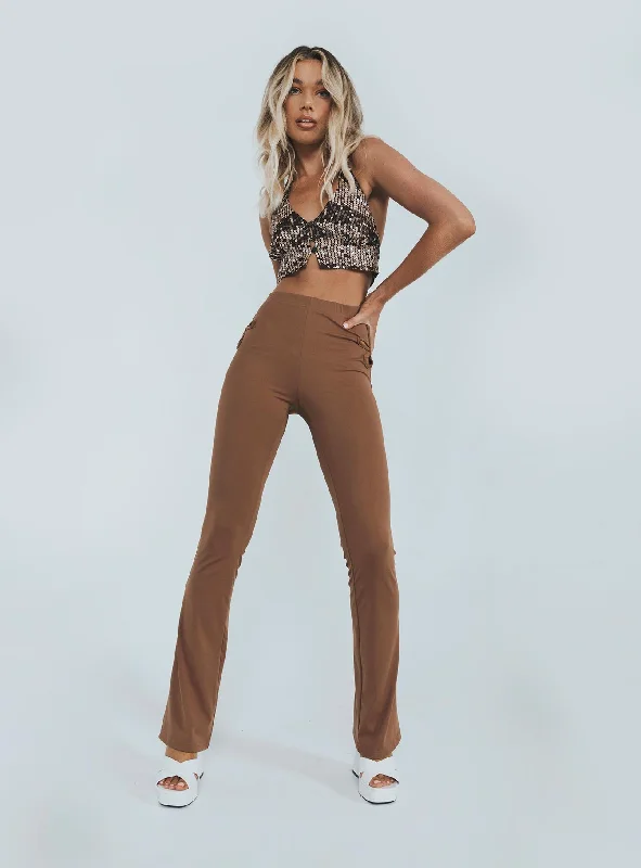 Laken Pants Brown Fashion Forward Outfits