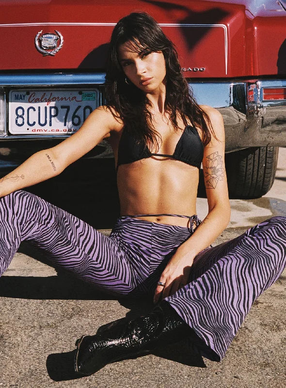 Motel Eda Trouser Desert Terrain Purple Versatile Wardrobe Essentials