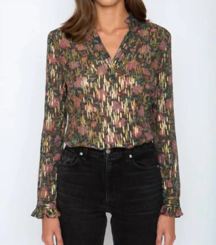 Vivienne Top In Starlight Floral Fashion Forward Style