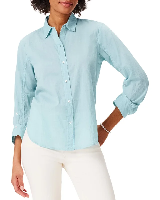 NIC+ZOE Cotton Girlfriend Shirt Modern Women's Fashion