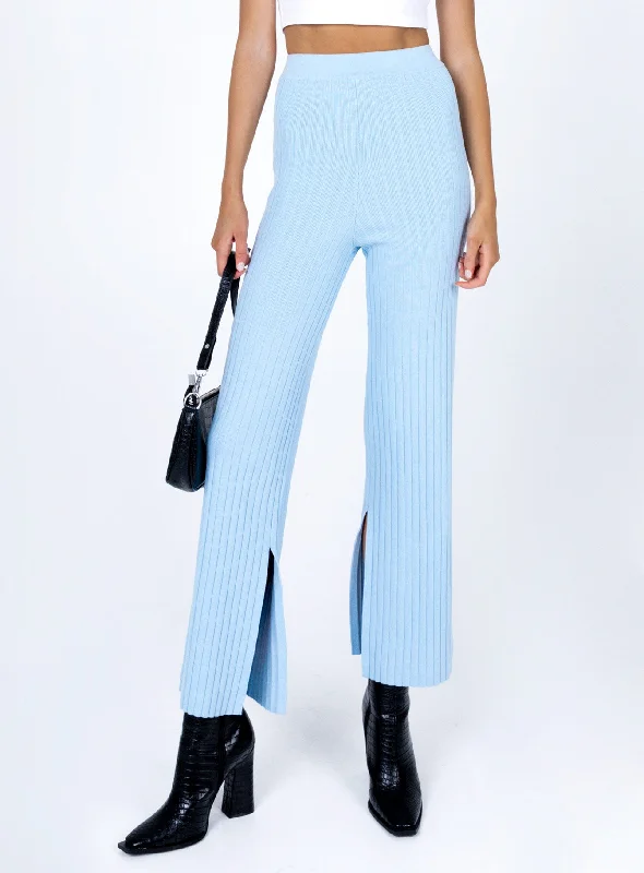 Allen Ribbed Pants Blue Season Offer