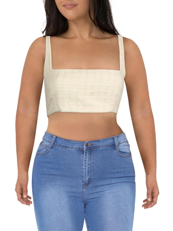 Womens Square Neck Short Cropped Great Prices On Feminine Styles