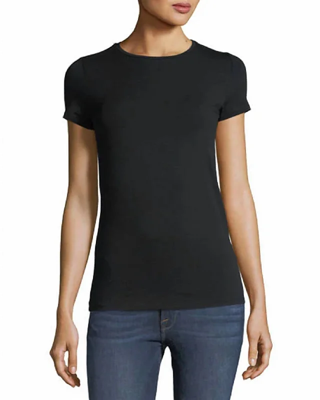 Soft Touch Shirt In Black Effortless Style