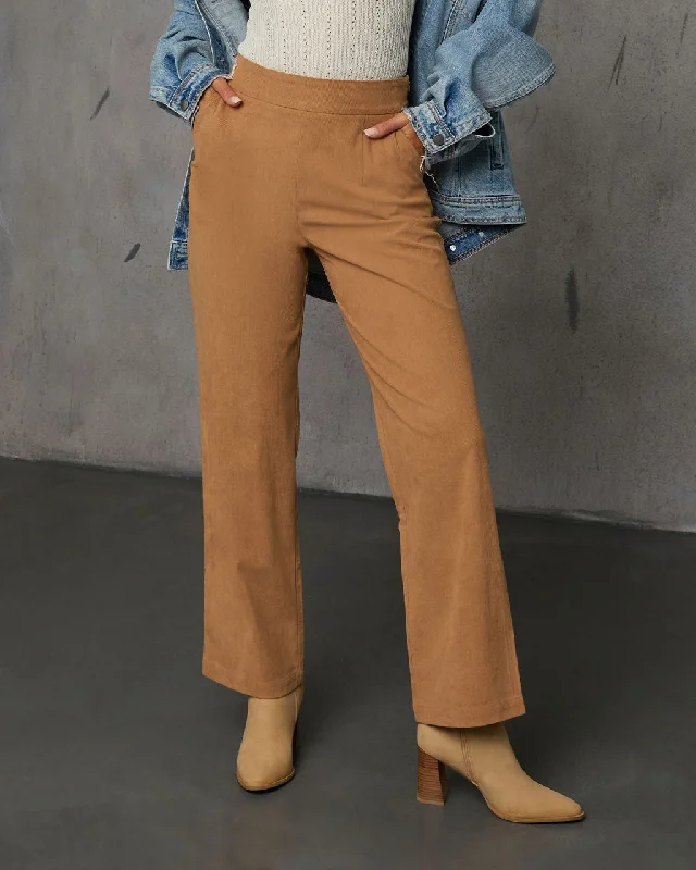 Tustin Straight Leg Corduroy Pants Classic Women's Fashion