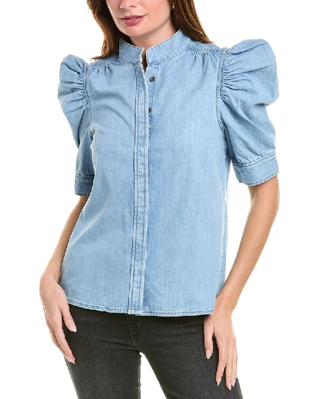 FRAME Denim Gillian Top Effortless Chic Apparel