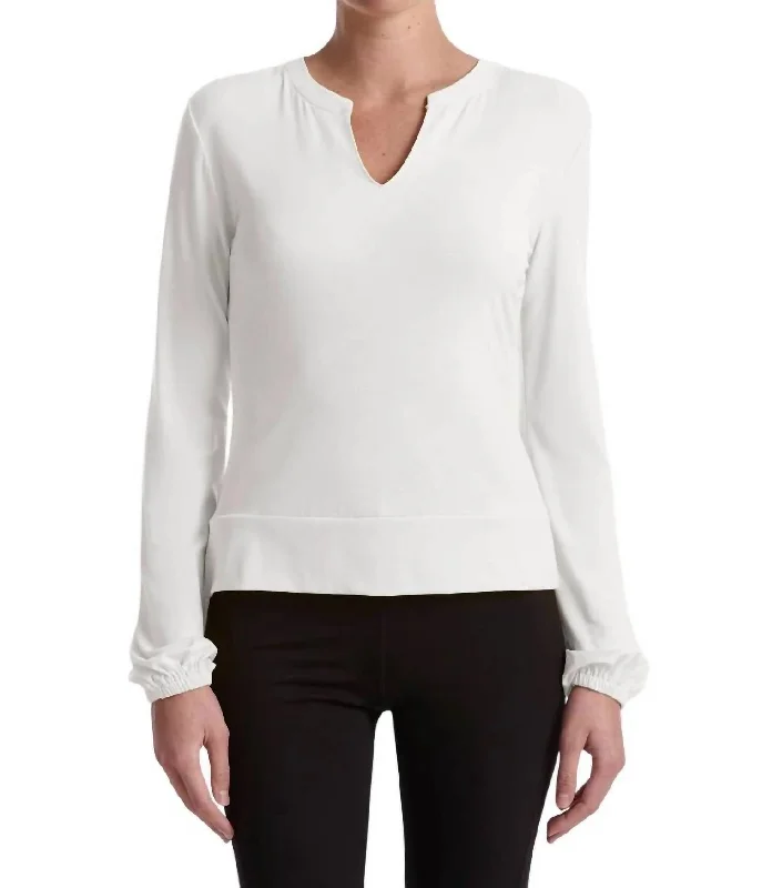 Power Top In Ivory Effortless Style