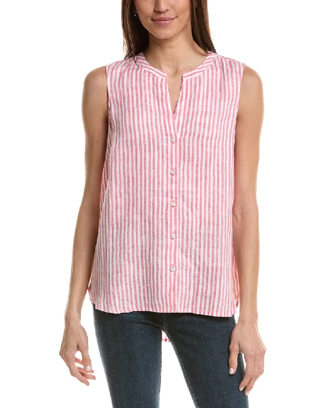 Tommy Bahama Ocean Surf Stripe Linen Top Spring Fashion