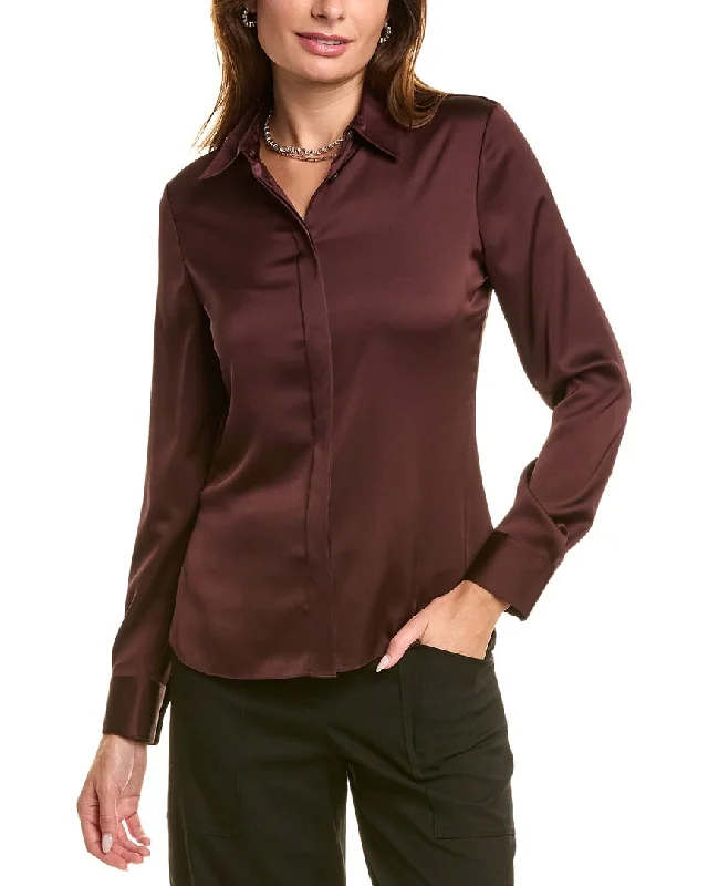 Theory Classic Fitted Shirt Trendy Women's Collection