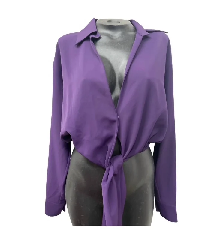 Topper Top In Purple Inspired By You, Designed For You