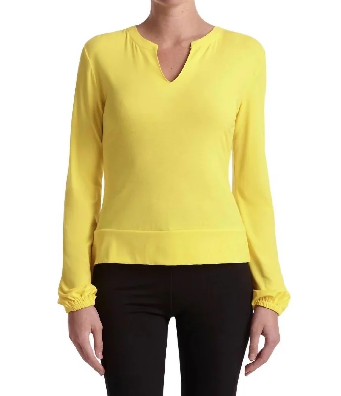 Power Top In Lemon Urban Sophistication