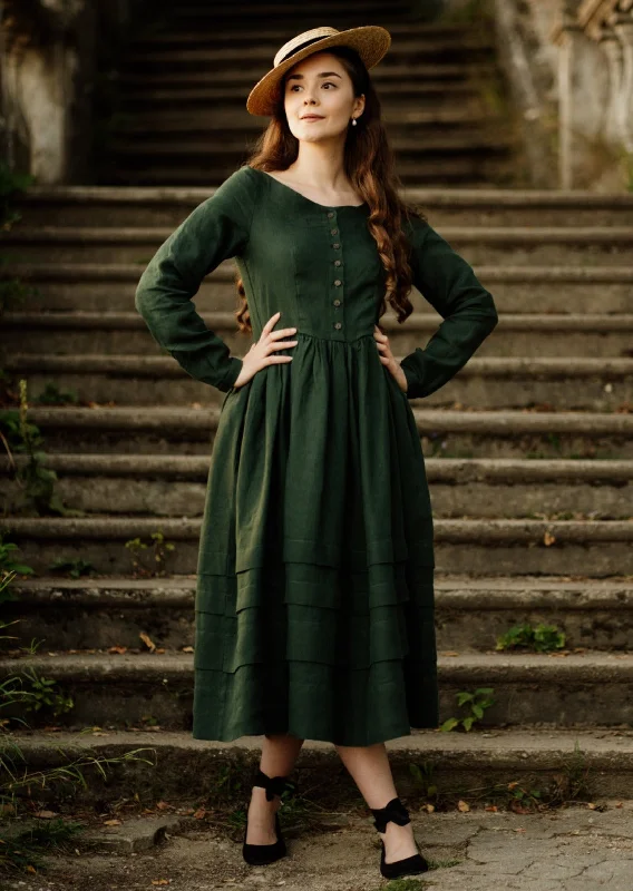 Eyre Dress, Long Sleeve, Evergreen Special Offers, Don't Miss