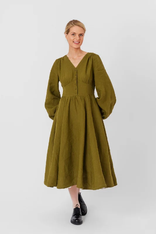 Diane Dress, Long Sleeve Exquisite Women's Wear Sale