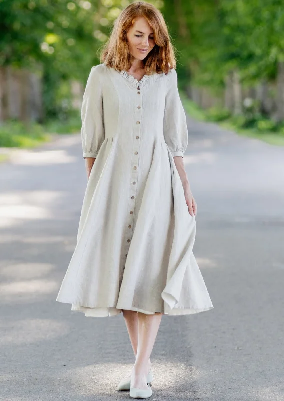 Ophelia Dress, 3/4 Sleeve Special Offers