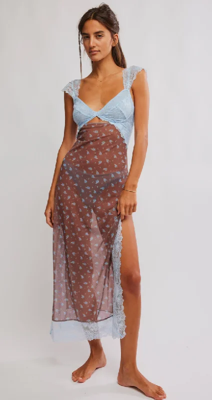 Suddenly Fine Maxi Slip Dress by Free People Update With Cottagecore Styles