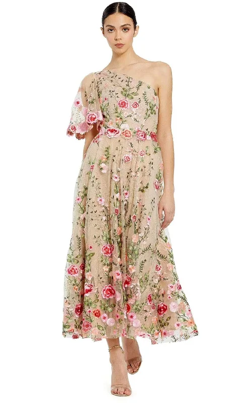 Mac Duggal 68607 - Floral Embroidered Dress Elevate Your Wardrobe