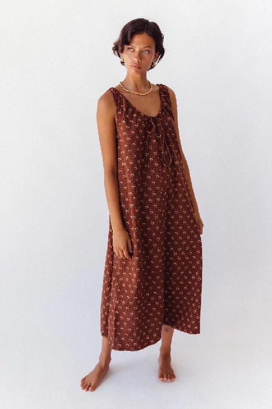 Sundress Midi ~ Almond New Styles Just In