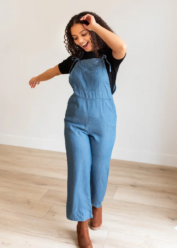 Jenae Indigo Washed Jumpsuit Latest Fashion