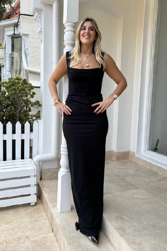 Marbella Gown Black Wardrobe Refresh