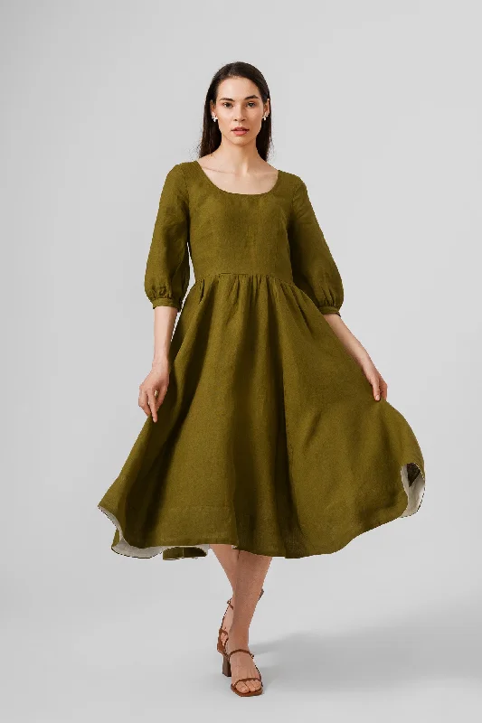 Carmen dress, 3/4 Sleeve Seasonal Trends