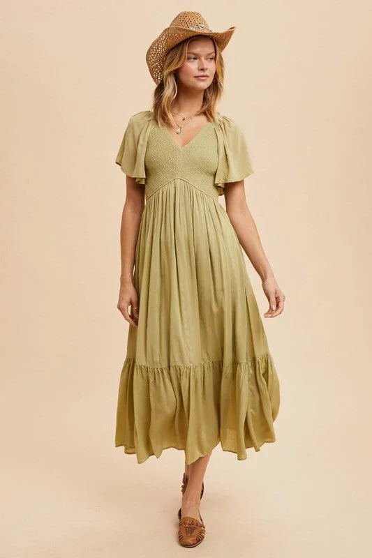 KENDALL MODAL SMOCKED DRESS End Of Season Clearance