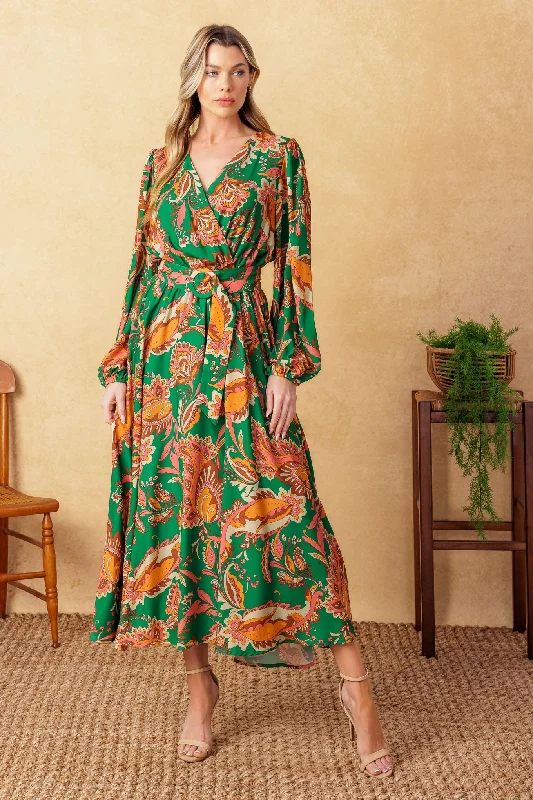 SUNNYSIDE FLORALS WOVEN MIDI DRESS The Latest Fashion Trends