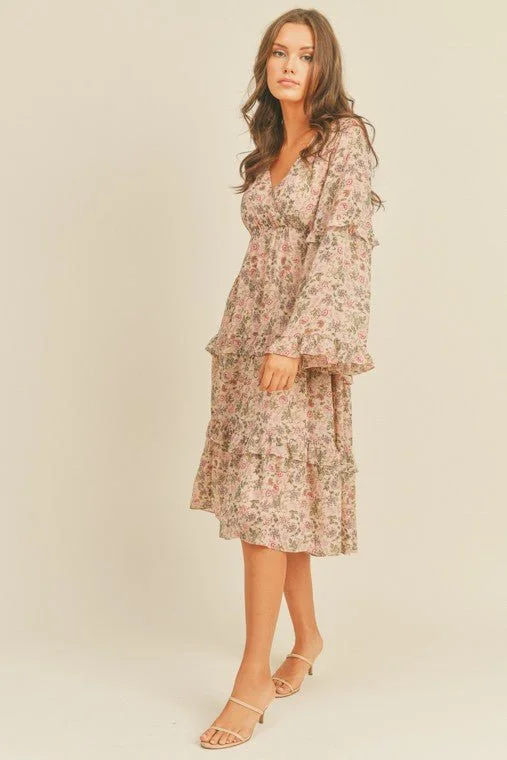 Floral Print Midi Dress Buy More, Save More