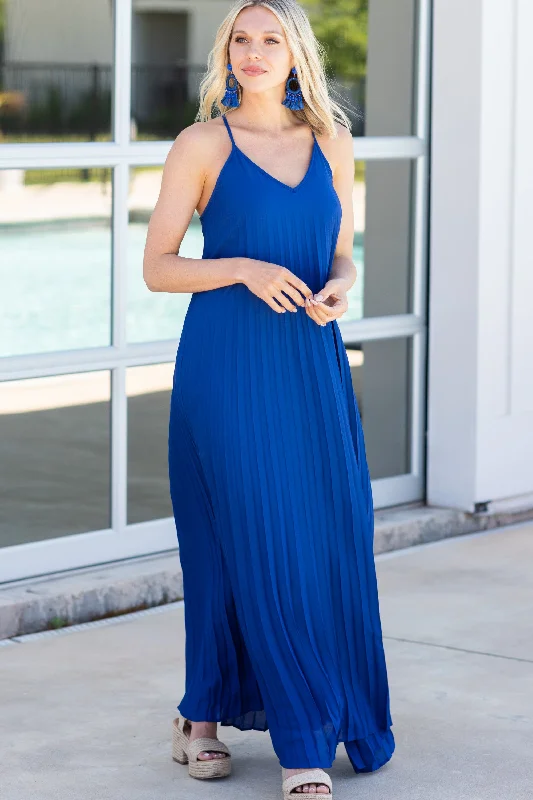 Warm Summer Nights Royal Blue Maxi Dress Exclusive Deals Online