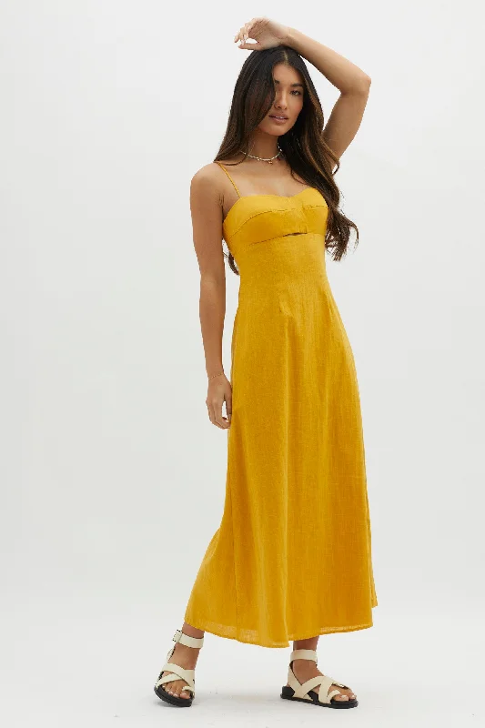 Be Yourself Keyhole Bust Maxi Dress Sun Sale Event, Prices Rock