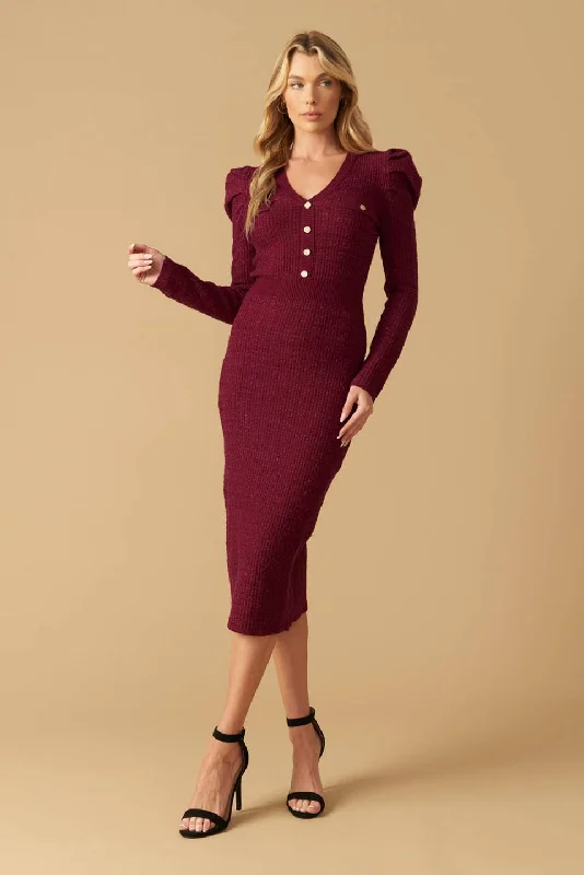 YOUNG LOVE SWEATER MIDI DRESS Additional Time-Limited Offers