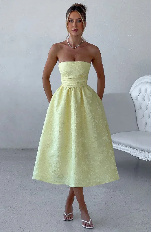 Saoirse Midi Dress - Lemon Exclusive Deals Online