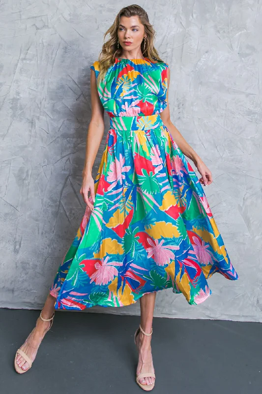 SWEET LIKE SUMMER WOVEN MIDI DRESS Special Occasion Wear