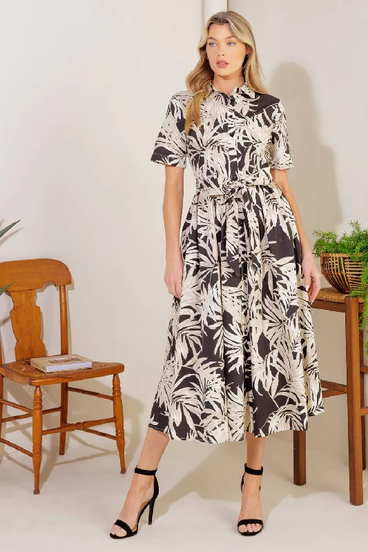 ALL YOU DO WOVEN MIDI DRESS Trend Driven Wardrobe