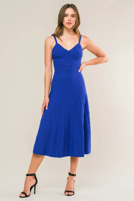 BREEZY WALKS KNIT MIDI DRESS Innovate Your Wardrobe