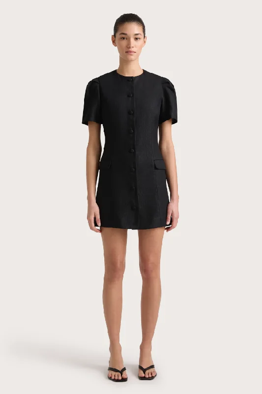 Emma Mini Dress Black Big Discounts