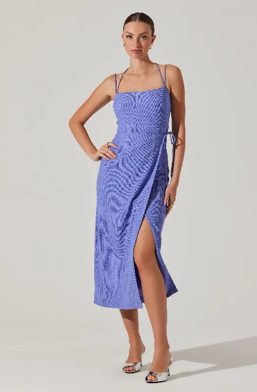 Brinda Wrap Midi Dress Trend Alert