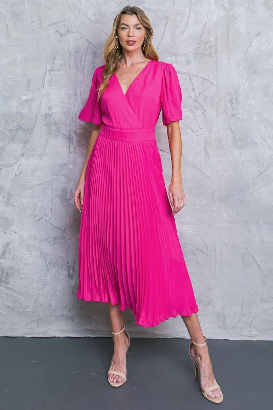 TOO CHIC WOVEN MIDI DRESS Y2K Nostalgic Fashion Look