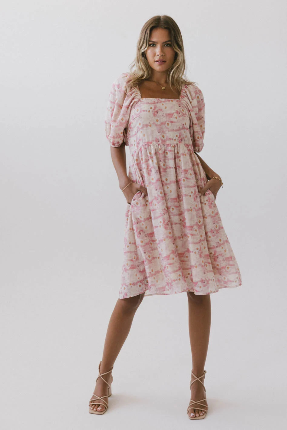 Hannah Floral Midi Dress Unleash Your Style