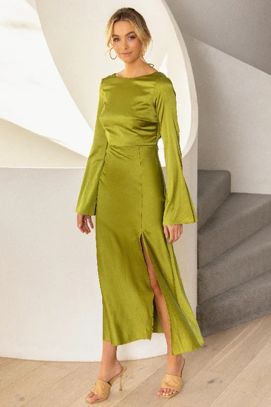 Monika Dress / Olive Special Offers