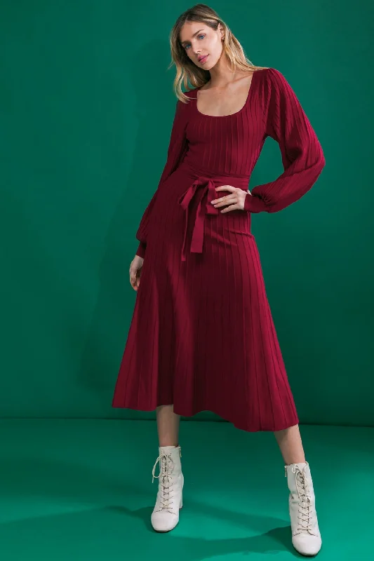 KEEP LOOKING UP SWEATER MIDI DRESS Comfortable Clothes