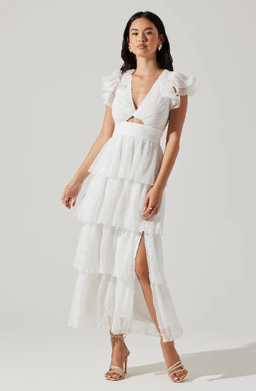 Emporia Tiered Tulle Midi Dress Mother's Day Special