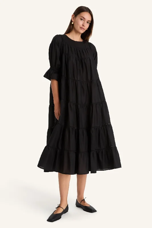 Paradis Dress in Black Save On Inspired Styles