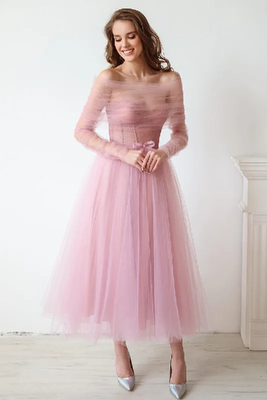 Mademoiselle Tea Length Tulle Midi Dress Sale Event, Prices Rock